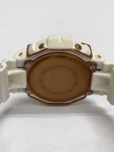 商品画像：クォーツ腕時計/アナログ/ラバー/WHT/DW-6900KTH 4