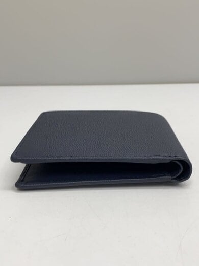 商品画像：2つ折り財布/レザー/NVY/メンズ 3