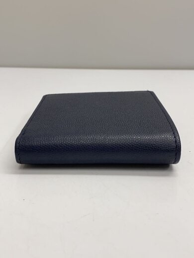 商品画像：2つ折り財布/レザー/NVY/メンズ 4