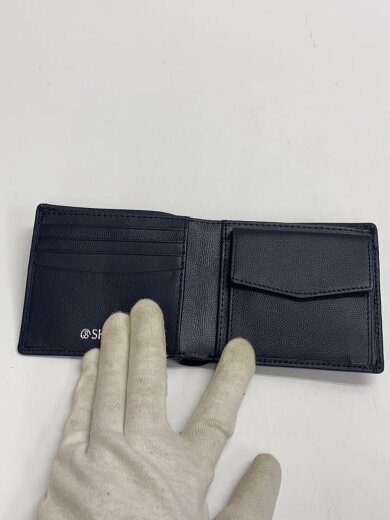 商品画像：2つ折り財布/レザー/NVY/メンズ 7