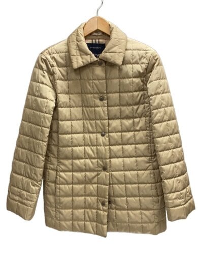 画像：BURBERRY LONDONキルティングジャケット/38/--/BEG全体的にシミ、汚れ有/1