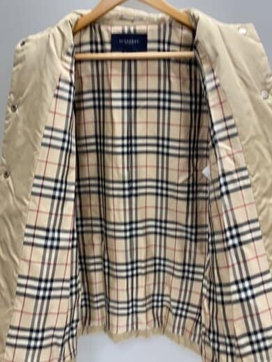 画像：BURBERRY LONDONキルティングジャケット/38/--/BEG全体的にシミ、汚れ有/3