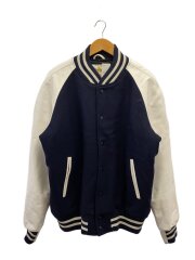 80S~90S/スタジャン/XL/ウール/NVY