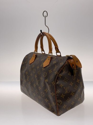 商品画像：1)スピーディ30_モノグラム・キャンバス/PVC/BRW 2