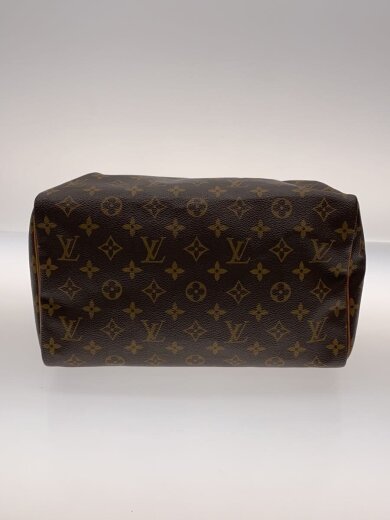 商品画像：1)スピーディ30_モノグラム・キャンバス/PVC/BRW 4