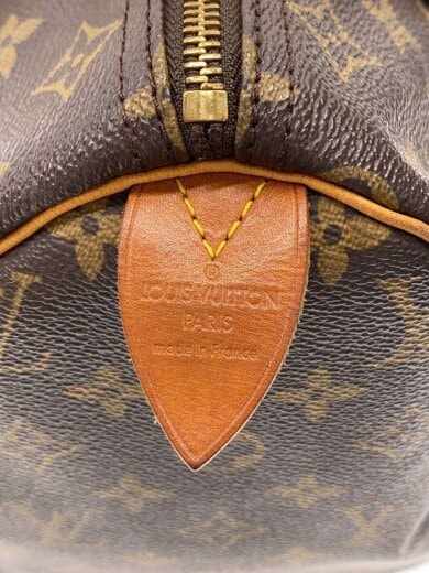 商品画像：1)スピーディ30_モノグラム・キャンバス/PVC/BRW 5