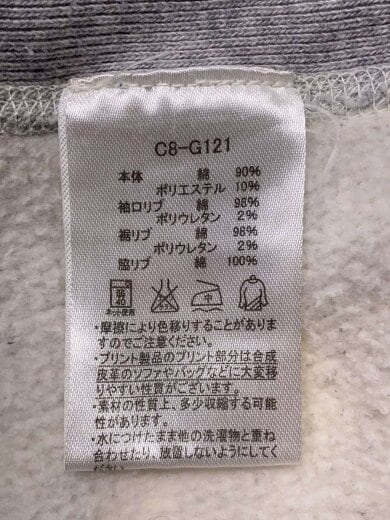 商品画像：パーカー/M/コットン/GRY 4