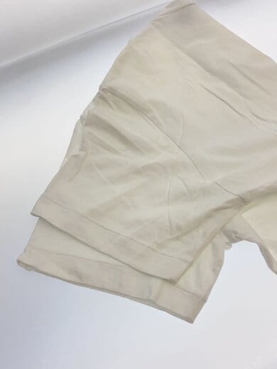 商品画像：半袖ワンピース/L/コットン/WHT/無地/PS-T056 5