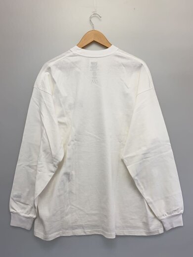 商品画像：長袖Tシャツ/L/コットン/WHT// 2