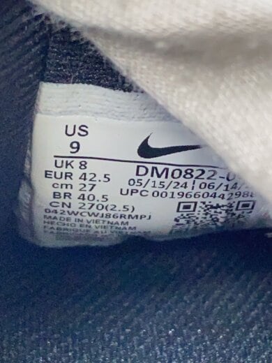 画像：NIKEローカットスニーカー_DM0822-005/27cm/BLK5