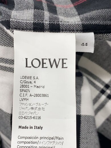 商品画像：長袖シャツ/46/コットン/GRY/H526333X38/ロエベ 4