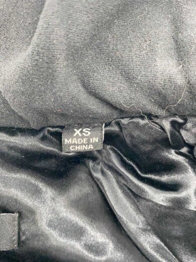 商品画像：ダウンジャケット/XS/レザー/BLK 4