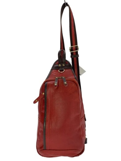 商品画像：ショルダーバッグ/レザー/RED 1