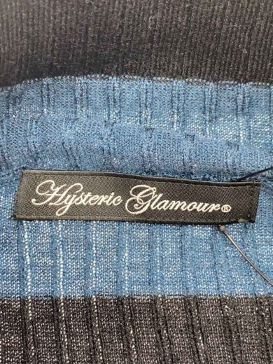 商品画像：ニット・セーター(薄手)/FREE/ポリエステル/BLU/01193NS12 3