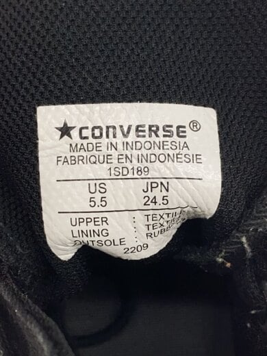 商品画像：ローカットスニーカー/24.5cm/BLK/1SD189 5