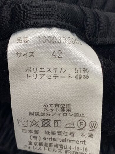 商品画像：ボトム/42/ポリエステル/BLK/1000305002 5