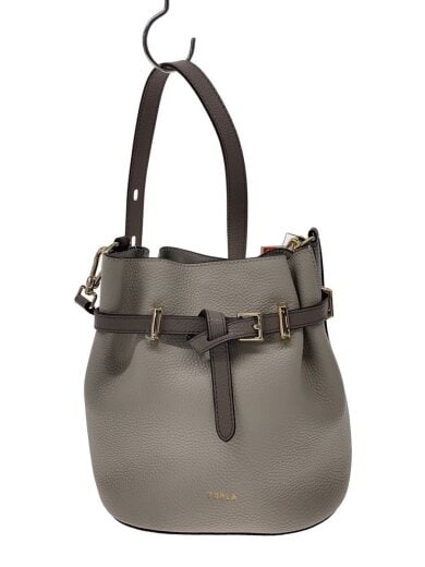 商品画像：ショルダーバッグ/レザー/GRY 1