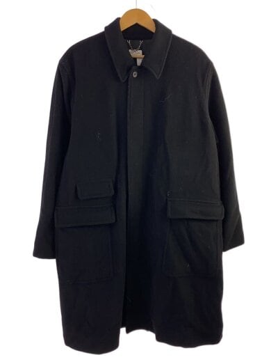 商品画像：ステンカラーコート/L/ウール/BLK 1