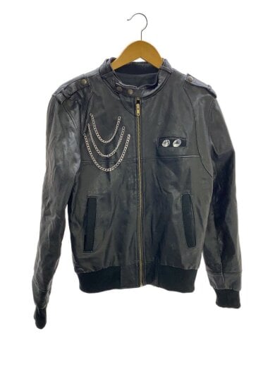 商品画像：Legrent/シングルライダースジャケット/40/レザー/BLK 1