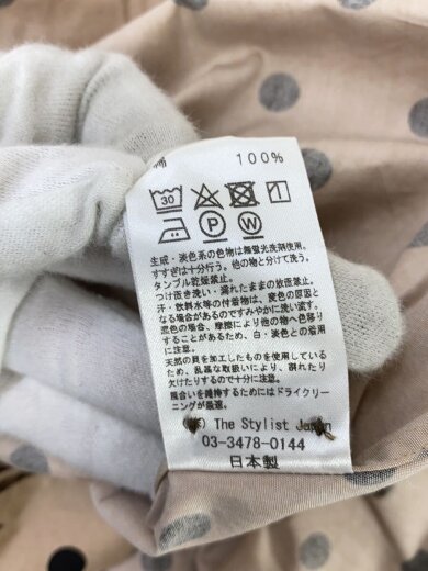 商品画像：長袖シャツ/L/コットン/BEG/ドット 6