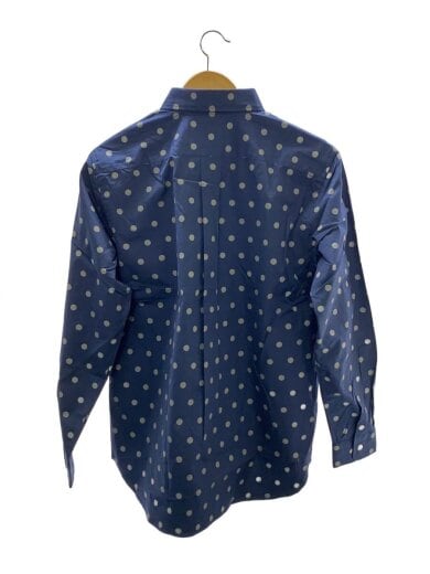商品画像：長袖シャツ/L/コットン/NVY/ドット 2