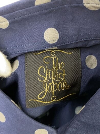 商品画像：長袖シャツ/L/コットン/NVY/ドット 3