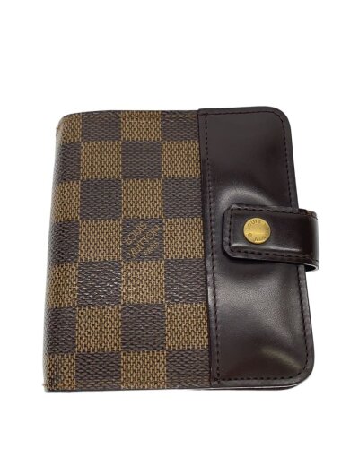 商品画像：コンパクト・ジップ_ダミエ・エベヌ/--/BRW/レディース/LOUIS VUITTON 1