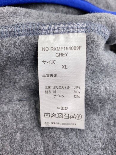 商品画像：フリースジャケット/XL/ポリエステル/GRY/RXMF194089F// 4