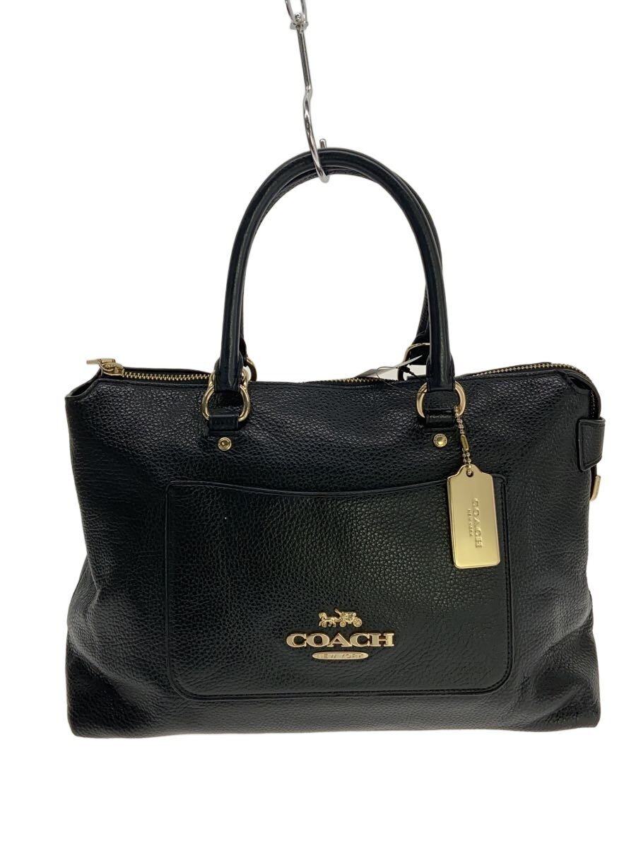 COACH / ショルダーバッグ_オールレザー/牛革/BLK