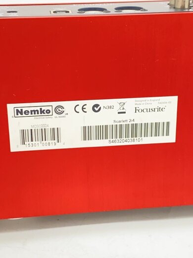 商品画像：Scarlett 2i4 オーディオインターフェース/Scarlett 2i4// 3