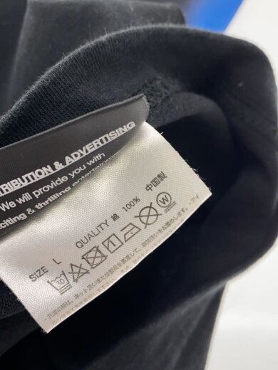 商品画像：Tシャツ/L/コットン/BLK 4