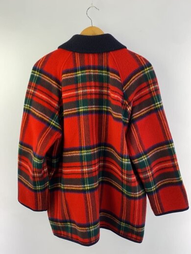 商品画像：コート/9/ウール/RED/チェック 2