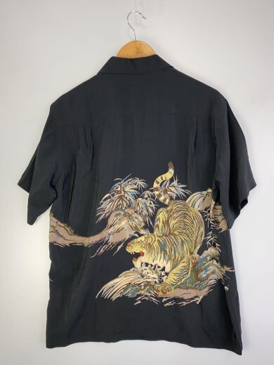 商品画像：アロハシャツ/L/シルク/BLK/アニマル// 2