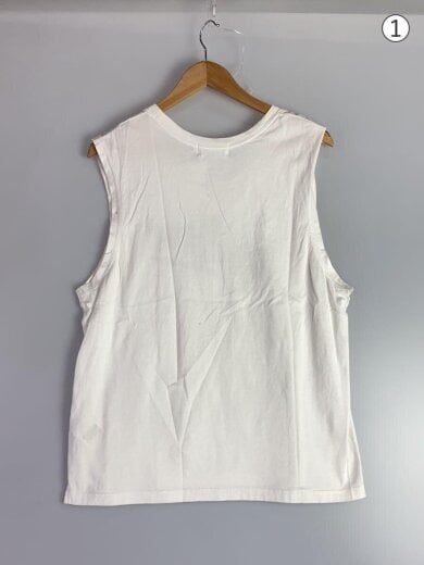 商品画像：タンクトップ/L/コットン/WHT/001vtl801001m// 2