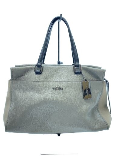 商品画像：ハンドバッグ/レザー/GRY/無地/H1781-25006 1