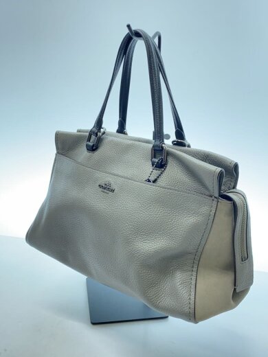 商品画像：ハンドバッグ/レザー/GRY/無地/H1781-25006 2