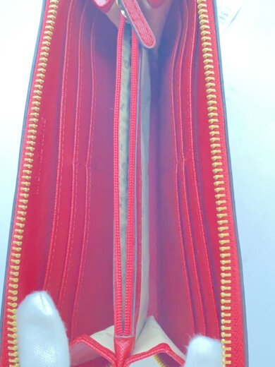 商品画像：長財布/レザー/RED/無地/レディース/35H8GTVZ7L 4