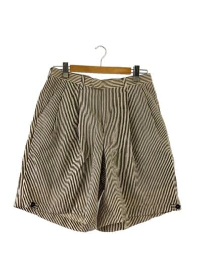 商品画像：ショートパンツ/2/リネン/BEG/ストライプ/MT4103-0215C// 1