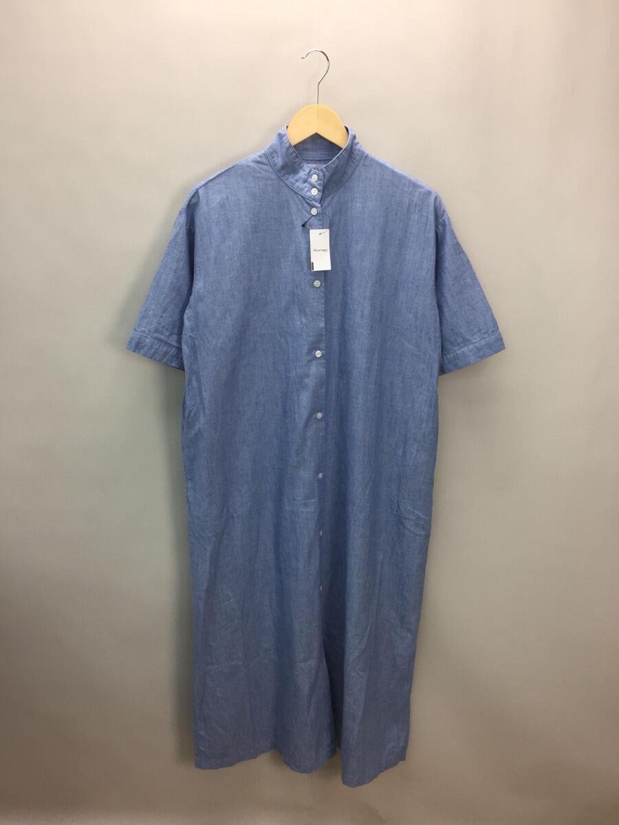 ss Slt 03 オッカケシャンブレーワンピース 半袖シャツワンピース 春夏 古着 Free 売店