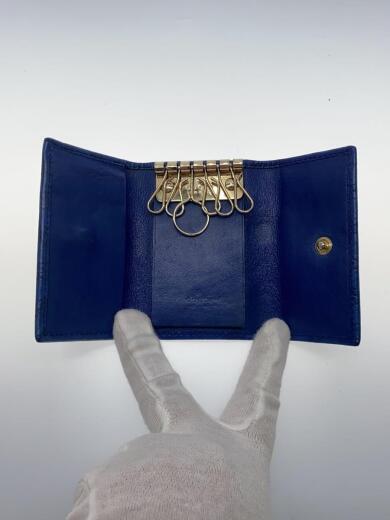 画像：GUCCIキーケース_グッチシマ/フェイクレザー/BLU/メンズ4