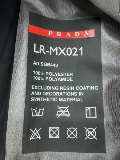 画像：PRADALR-MX021/ジャケット/アウター/ジップアップ/2WAY/XS/ポリエステル/BLK/黒/SGB4433