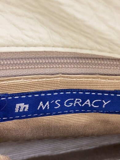 商品画像：ハンドバッグ/牛革/WHT/無地/574102 5