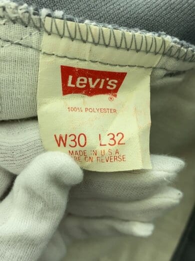 商品画像：ストレートパンツ/30/ポリエステル/GRY/無地/10517-6154 4