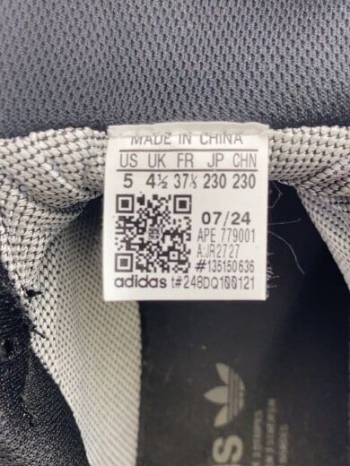 画像：adidasGAZELLE GTX_ガゼル ゴアテックス/23cm/BLK5