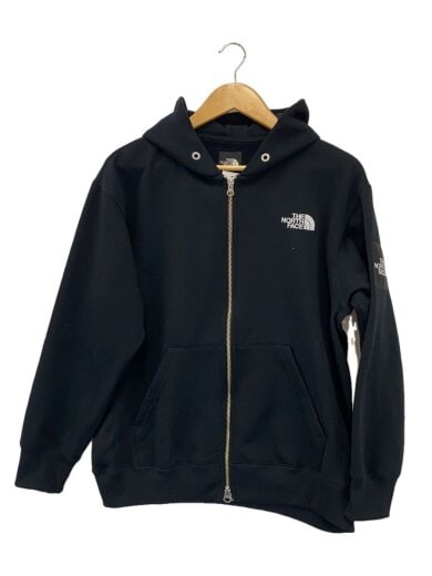 商品画像：SQUARE LOGO ZIP HOODIE_スクエア ロゴ フルジップ フーディ/M/ポリエステル/BLK/// 1
