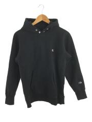 リバースウィーブ ストームシェル フーデッドスウェットシャツ/M/ブラック/C3-L108/使用感有