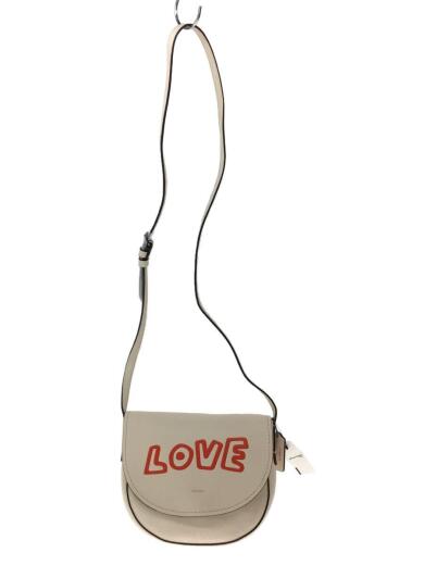 画像：COACH × Keith HaringKeith Haring コラボ ショルダーバッグ/ホワイト/F117841