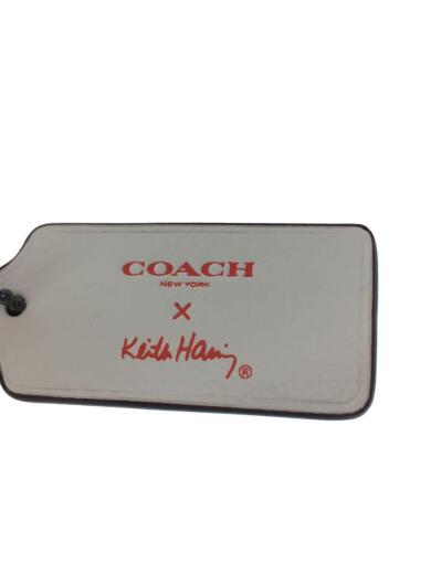 画像：COACH × Keith HaringKeith Haring コラボ ショルダーバッグ/ホワイト/F117845