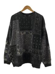 Deconstructed Bandana Crewneck/XL/ブラック/KH2650/使用感有