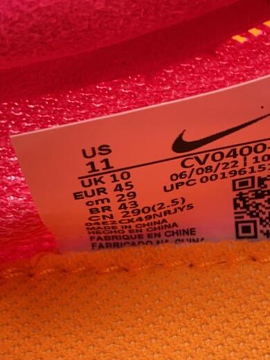 画像：NIKEZOOMX DRAGONFLY_ズームエックス ドラゴンフライ/29cm/PNK5